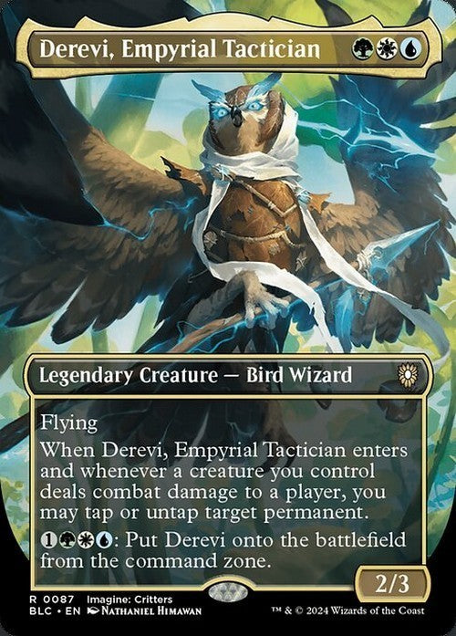 BORDERLESS Derevi, Empyrial Tactician ~ Commander: Bloomburrow [ NM ] [ MTG ]