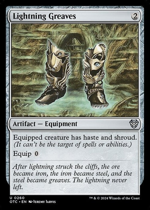 Lightning Greaves ~ Commander: Outlaws of Thunder Junction [ NM ] [ Magic MTG ]