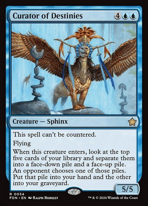 Curator of Destinies ~ Foundations [ NearMint ] [ Magic MTG ]