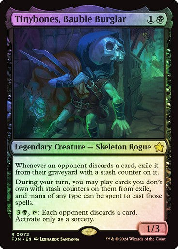 FOIL Tinybones, Bauble Burglar ~ Foundations [ NearMint ] [ Magic MTG ]
