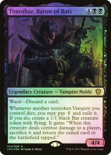 FOIL Timothar, Baron of Bats ~ Commander Legends 1 [ NearMint ] [ Magic MTG ]