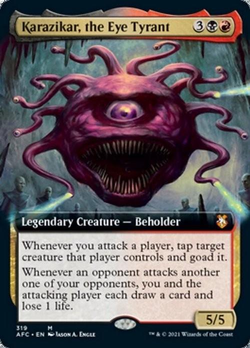 Choose your BORDERLESS / Extended ~ Commander: Adventures in Forgotten Realms