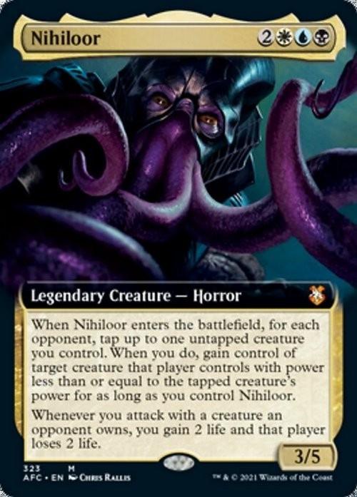 Choose your BORDERLESS / Extended ~ Commander: Adventures in Forgotten Realms