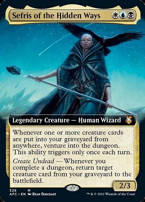 Choose your BORDERLESS / Extended ~ Commander: Adventures in Forgotten Realms
