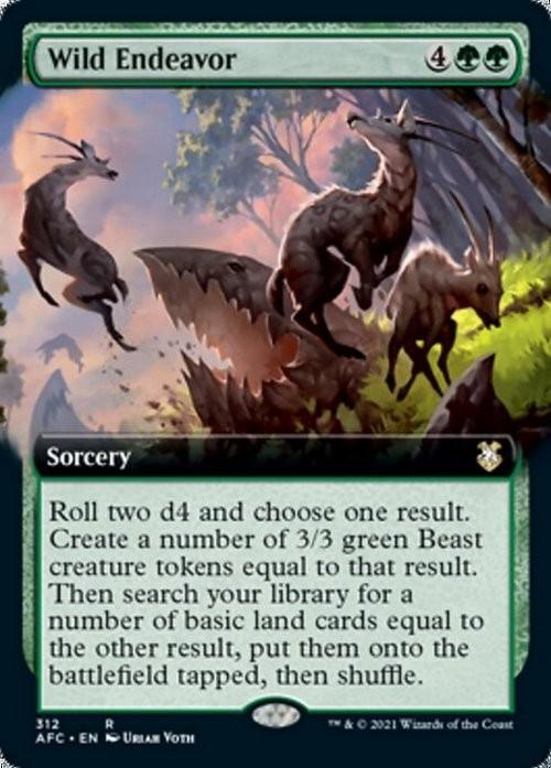 Choose your BORDERLESS / Extended ~ Commander: Adventures in Forgotten Realms
