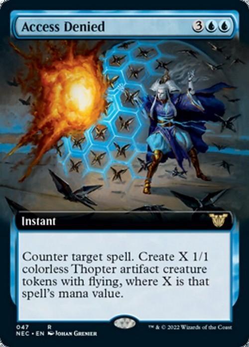 Choose your BORDERLESS / Extended ~ Commander: Kamigawa Neon Dynasty [ NM ]