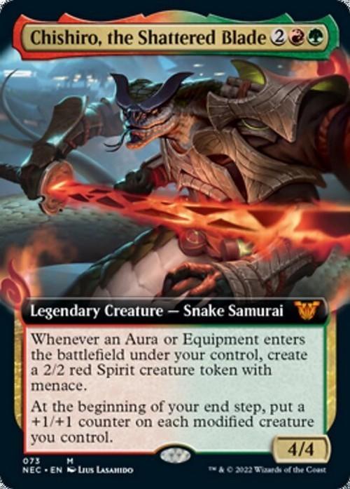 Choose your BORDERLESS / Extended ~ Commander: Kamigawa Neon Dynasty [ NM ]