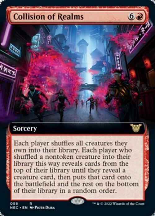 Choose your BORDERLESS / Extended ~ Commander: Kamigawa Neon Dynasty [ NM ]