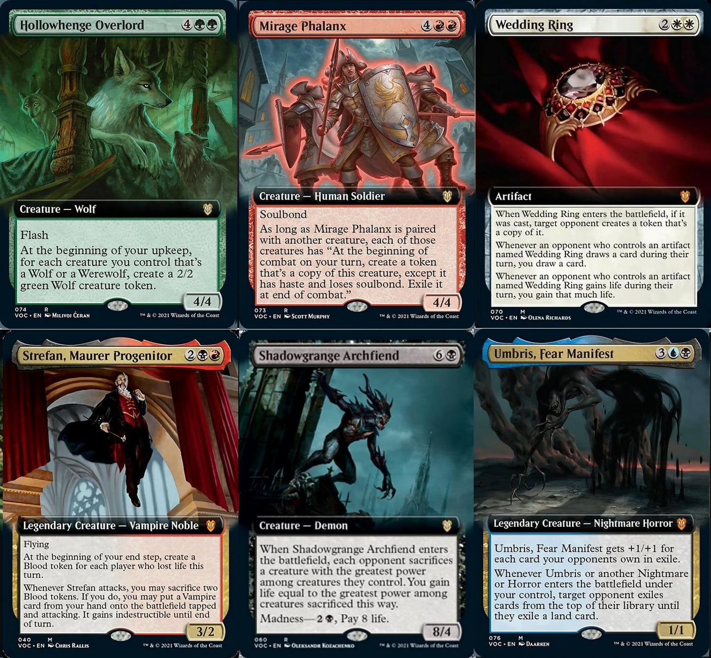 Choose your BORDERLESS / Extended ~ Commander: Crimson Vow [ NM ] [ Magic MTG ] - London Magic Traders Ltd