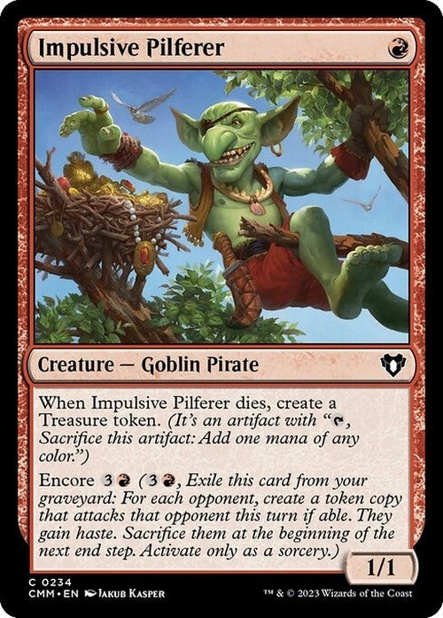 Impulsive Pilferer ~ Commander Masters [ NearMint ] [ Magic MTG ]