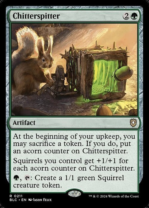 Chitterspitter ~ Commander: Bloomburrow [ NearMint ] [ Magic MTG ]