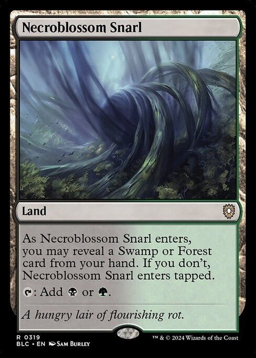 Necroblossom Snarl ~ Commander: Bloomburrow [ NearMint ] [ Magic MTG ]