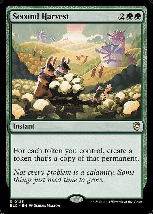 Second Harvest ~ Commander: Bloomburrow [ NearMint ] [ Magic MTG ]