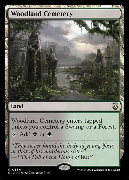Woodland Cemetery ~ Commander: Bloomburrow [ NearMint ] [ Magic MTG ]