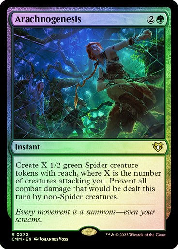 FOIL Arachnogenesis ~ Commander Masters [ NearMint ] [ Magic MTG ]