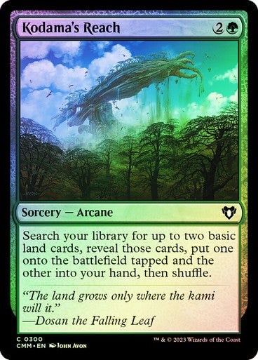 FOIL Kodama's Reach ~ Commander Masters [ NearMint ] [ Magic MTG ]