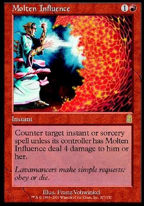 Molten Influence ~ Odyssey [ Excellent ] [ Magic MTG ]