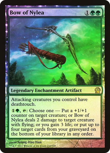 FOIL Bow of Nylea ~ Theros [ NearMint ] [ Magic MTG ]