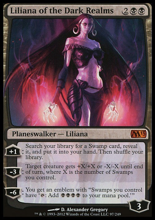 Liliana of the Dark Realms ~ Magic 2013 [ Excellent ] [ Magic MTG ]
