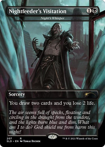 Nightfeeder's Visitation (Night's Whisper) ~ Secret Lair: Dracula [ NM ] [ MTG ]