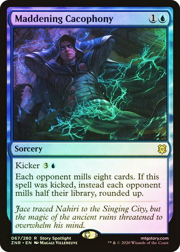 FOIL Maddening Cacophony ~ Zendikar Rising [ NearMint ] [ Magic MTG ]