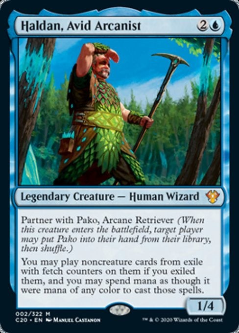 Haldan, Avid Arcanist ~ Commander: Ikoria [ NearMint ] [ Magic MTG ]