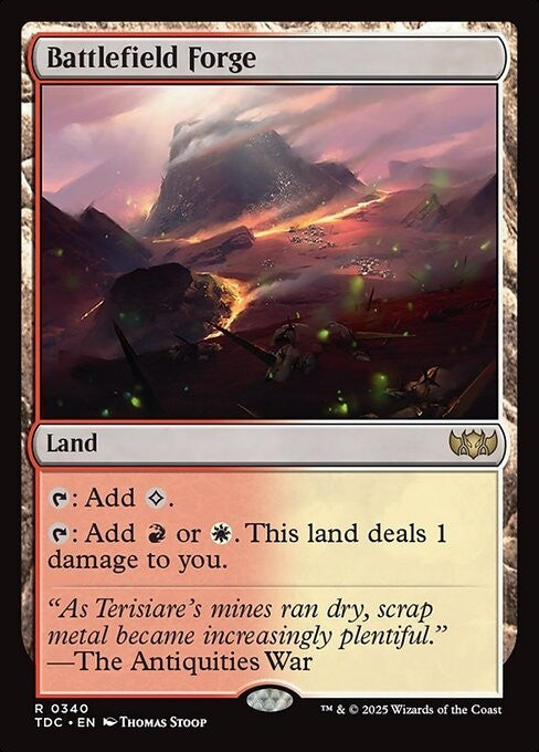 Battlefield Forge ~ Commander: Tarkir: Dragonstorm [ NM ] [ Magic MTG ]