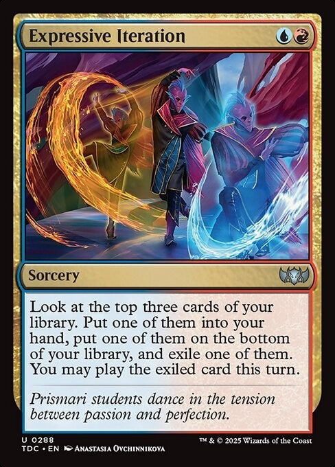 Expressive Iteration ~ Commander: Tarkir: Dragonstorm [ NM ] [ Magic MTG ]