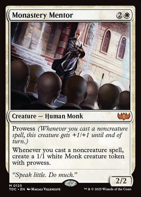Monastery Mentor ~ Commander: Tarkir: Dragonstorm [ NM ] [ Magic MTG ]
