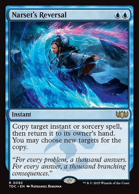 Narset's Reversal ~ Commander: Tarkir: Dragonstorm [ NM ] [ Magic MTG ]