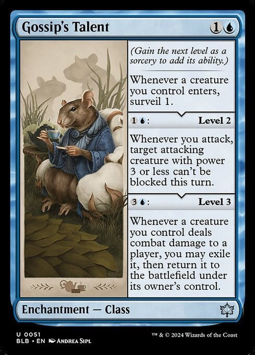 Gossip's Talent ~ Bloomburrow [ NearMint ] [ Magic MTG ]