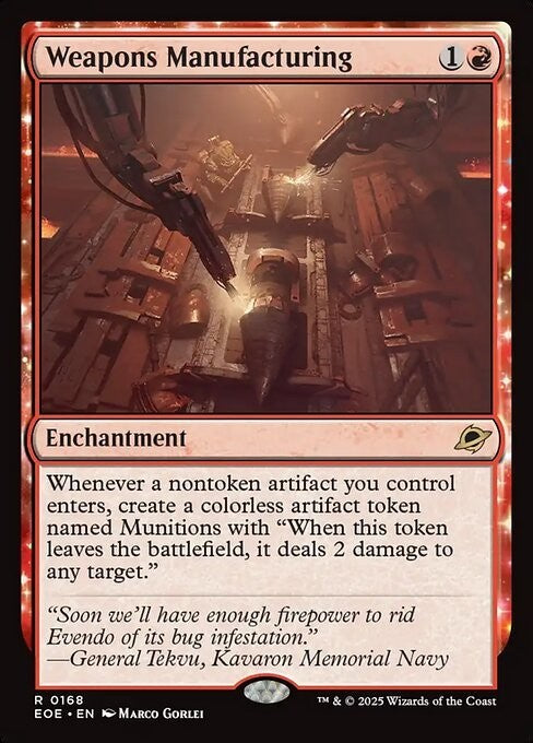 Weapons Manufacturing ~ Edge of Eternities [ NearMint ] [ Magic MTG ]