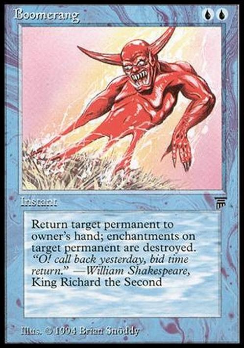 Boomerang ~ Legends [ Excellent ] [ Magic MTG ]