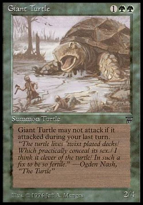 Giant Turtle ~ Legends [ Excellent ] [ Magic MTG ]