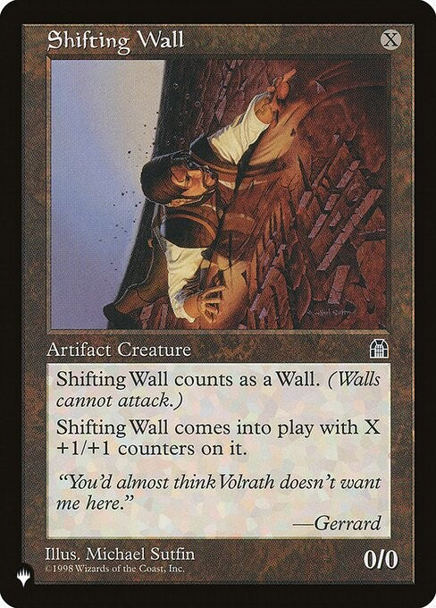 Shifting Wall  ~ The List [ NearMint ] [ Magic MTG ]