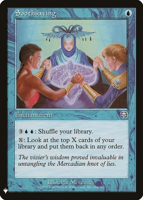 Soothsaying ~ The List [ NearMint ] [ Magic MTG ]