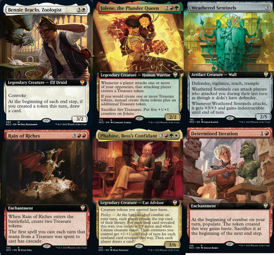 Choose your BORDERLESS / Extended ~ Commander: Streets of New Capenna [ MTG ]