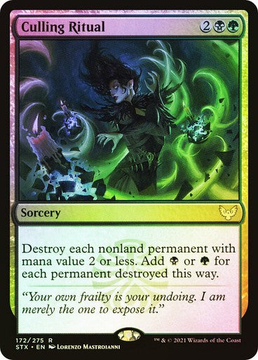 FOIL Culling Ritual ~ Strixhaven [ NearMint ] [ Magic MTG ]