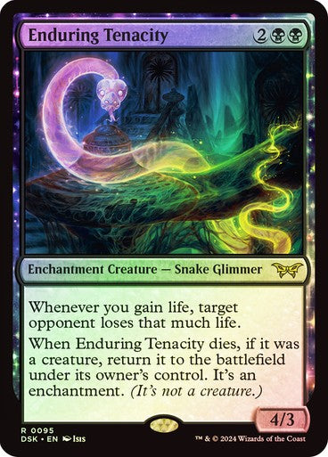 FOIL Enduring Tenacity ~ Duskmourn [ NearMint ] [ Magic MTG ]