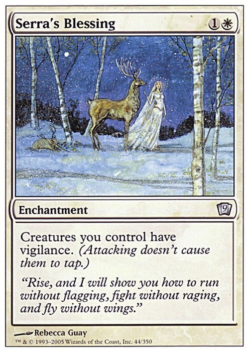 Serra's Blessing ~ Ninth Edition [ PLAYED ] [ Magic MTG ]
