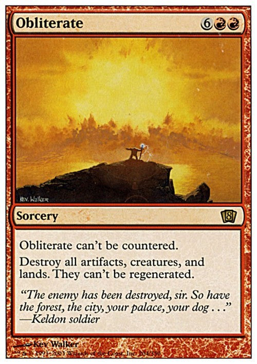 Obliterate ~ Eighth Edition [ Excellent ] [ Magic MTG ]