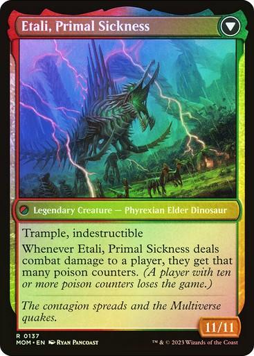 FOIL Etali, Primal Conqueror ~ Prerelease March of the Machine [ EX ] [ MTG ]