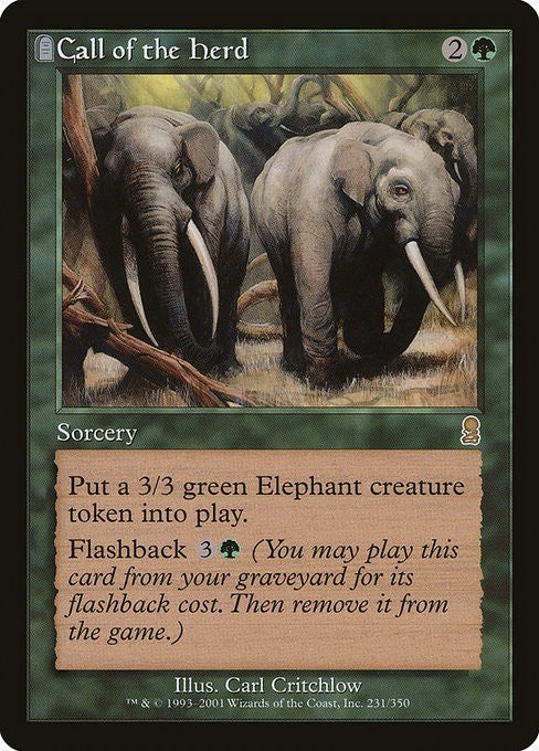Call of the Herd ~ Odyssey [ Excellent ] [ Magic MTG ]