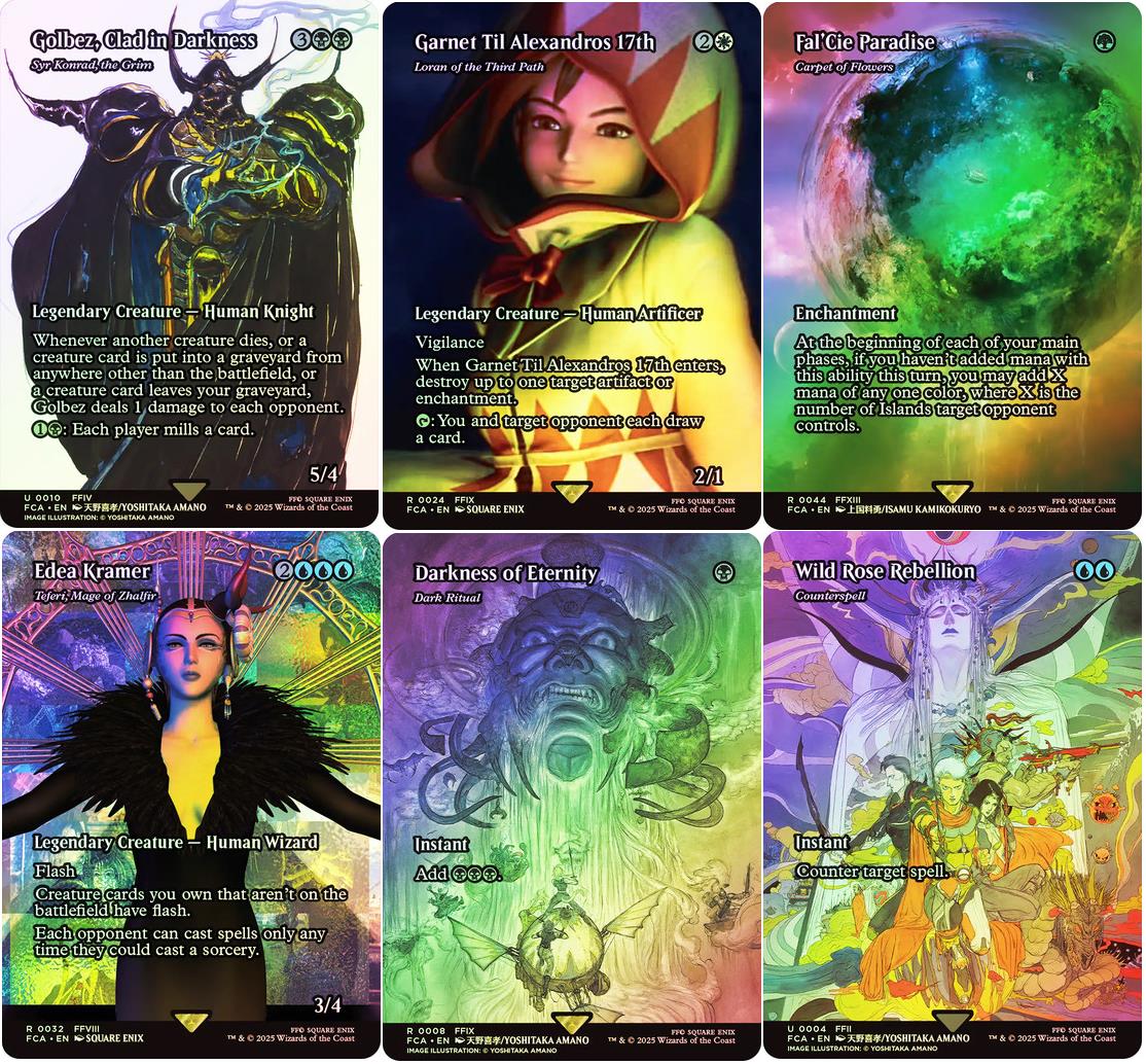 Choose your FOIL Through the Ages ~ Final Fantasy [ NearMint ] [ Magic MTG ]