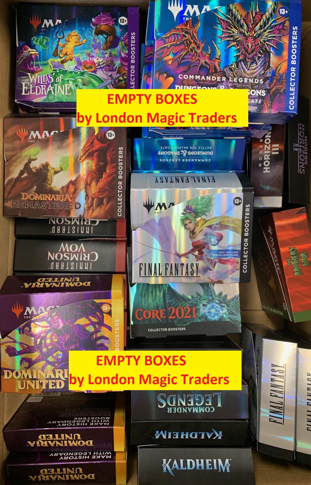 Choose your EMPTY Collector Booster Box ~ Magic the Gathering MTG