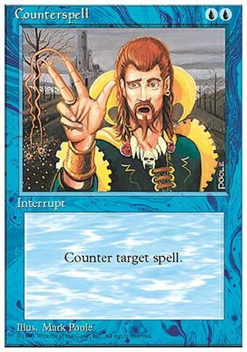 Counterspell ~ Fourth Edition [ Excellent ] [ Magic MTG ]