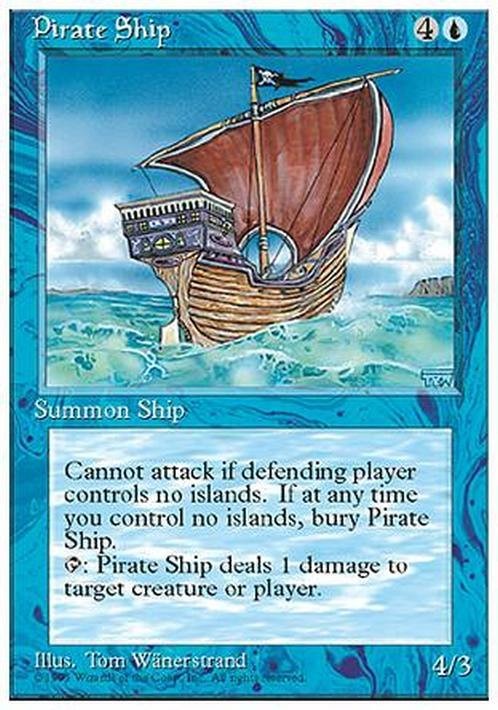 Pirate Ship ~ Fourth Edition [ Excellent ] [ Magic MTG ]