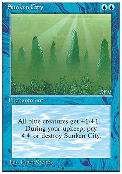 Sunken City ~ Fourth Edition [ Excellent ] [ Magic MTG ]