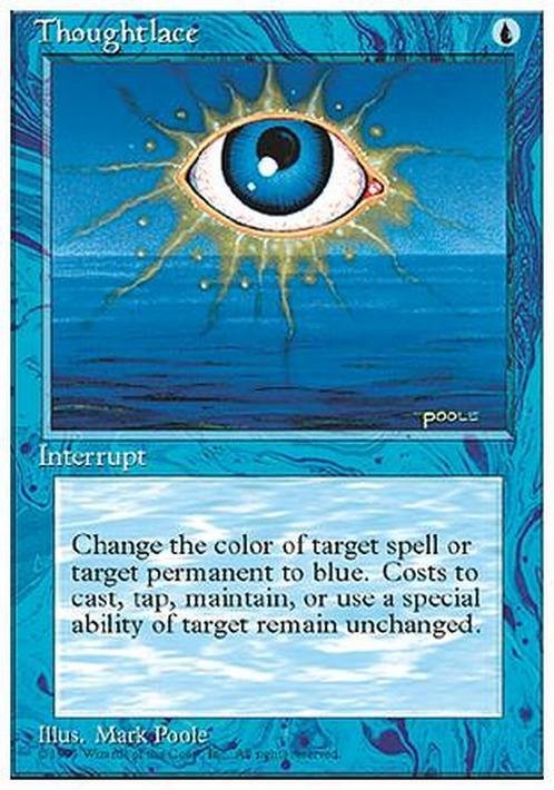 Thoughtlace ~ Fourth Edition [ Excellent ] [ Magic MTG ]