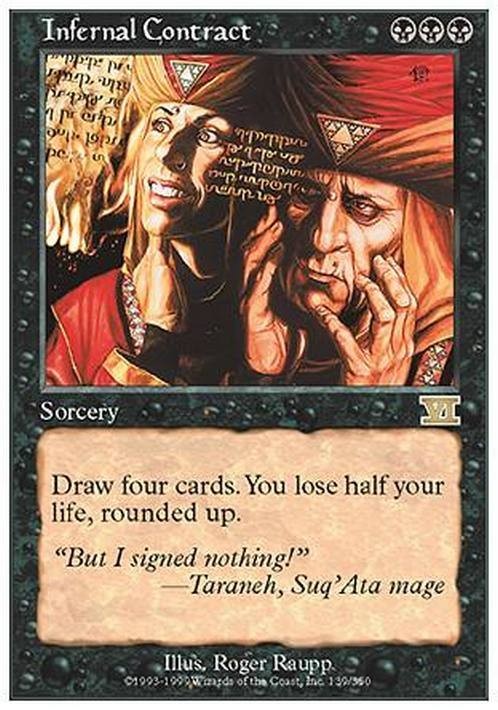 Infernal Contract ~ Sixth Edition [ Excellent ] [ Magic MTG ]